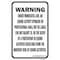 Signmission Safety Sign, 12 in Height, Aluminum, 18 in Length, 25160 A-1218-25160 - alternate 1